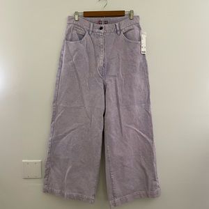 NWT Urban Outfitters lavender denim trousers Size 32